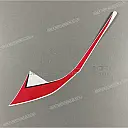 Achterkap R6 sticker, linkerkant