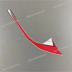Tail side cover R6 graphic, right side