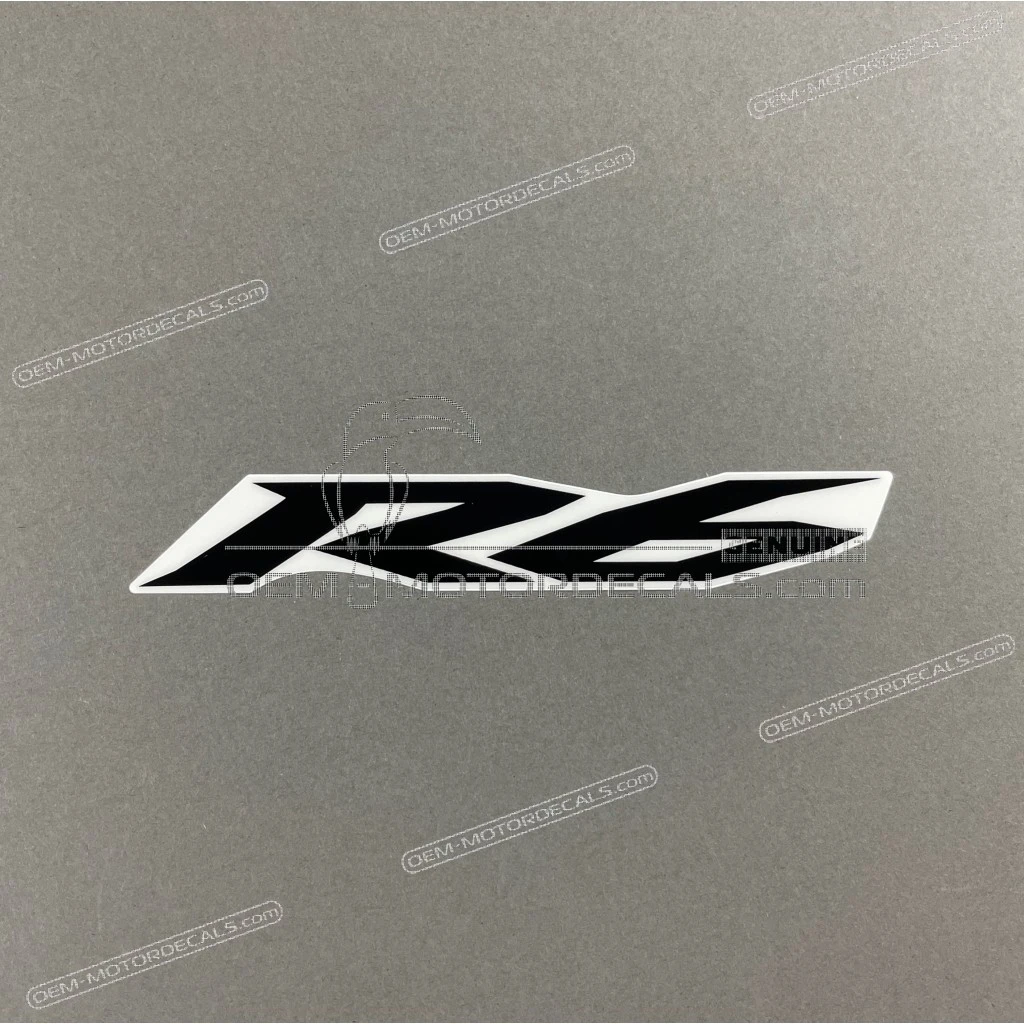 Emblema R6 Carenado Frontal Izquierdo Yamaha YZF-R6 OEM 2CX-28328-10-00 Gráfico de Fábrica