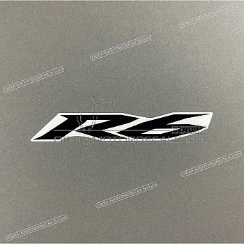 Front cowling R6 emblem, left side
