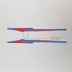 Adesivi posteriore coda carena, set