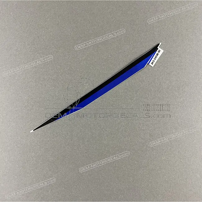 Autocollant R1 Yamaha YZF-R1 pour réservoir, côté droit, OEM 2KS2424B0000, décalque usine de précision pour une restauration authentique