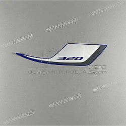 Adesivo carena anteriore superiore, lato sinistro