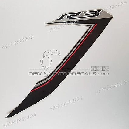 OEM Decals Yamaha YZF R3 2016 - Gray • Original Stickers