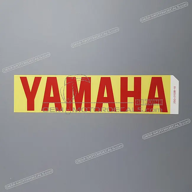 Yamaha YZF-R6 Lower Fairing YAMAHA Emblem Left Side OEM 2SG2153B1000