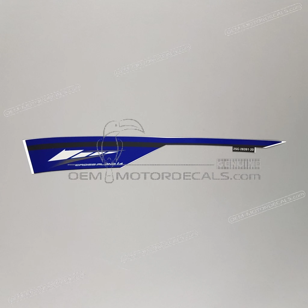 Yamaha YZF-R1 Grafica YZF carenatura laterale sinistra OEM 2SG-28391-20-00