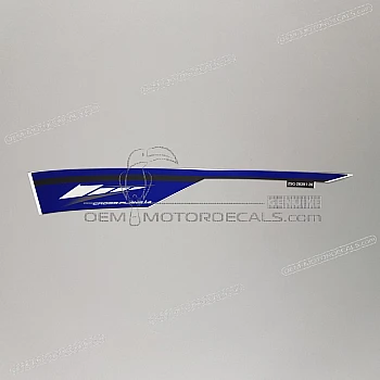 Side cowling decal, left side