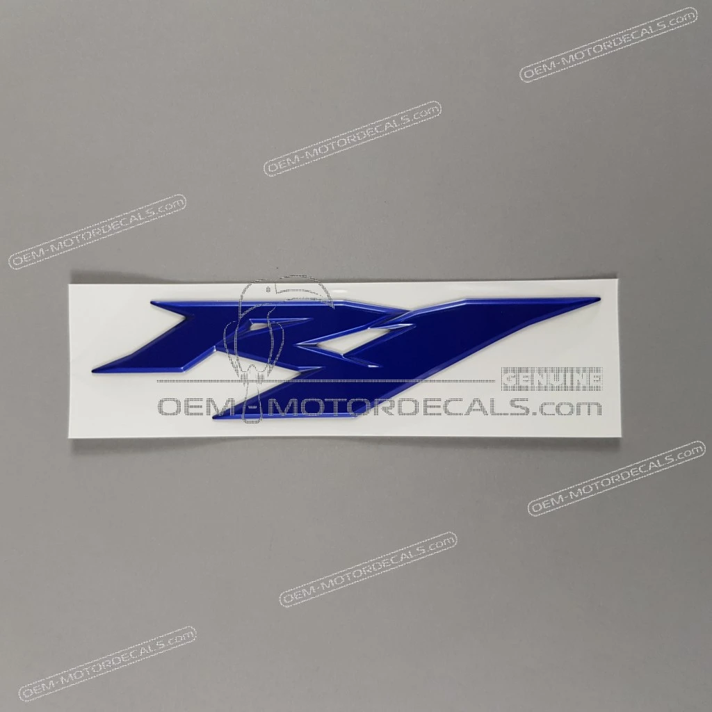 Yamaha YZF-R1 Seitenverkleidung R1 Emblem OEM 2SG-2839B-00-00