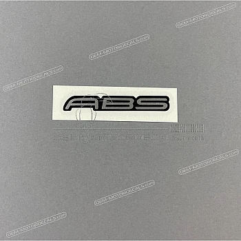 Front fender decal