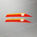 Pegatinas para carenado frontal, juego