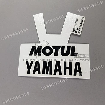 Front fender decal