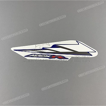 Belly pan decal, right side