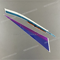 Juego de calcomanías de colín, lado izquierdo