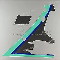 YAMAHA Zestaw naklejek na panel boczny — prawa strona 3KS-2836W-20-00