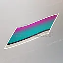 Voorspatbord sticker