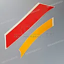 Front fender decal set