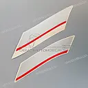 Front fender decal set