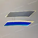 Front fender decal set