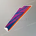 Tail cowl decal, right side