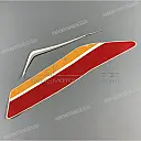 Frame cowling decal, left side