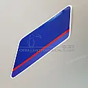 Framecover sticker, linkerkant