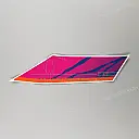 Frame cowling decal, left side