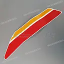 Frame cowling decal, right side