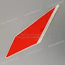 Frame cowling decal, right side