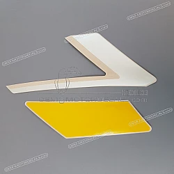 Rahmenabdeckungsaufkleber, rechte Seite