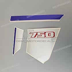 Side cowling decals set, right side