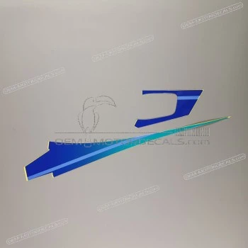 Set adesivi posteriore coda carena, lato destro