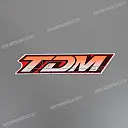 Left cowling TDM850 emblem