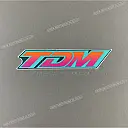 Left side fairing TDM emblem, left side