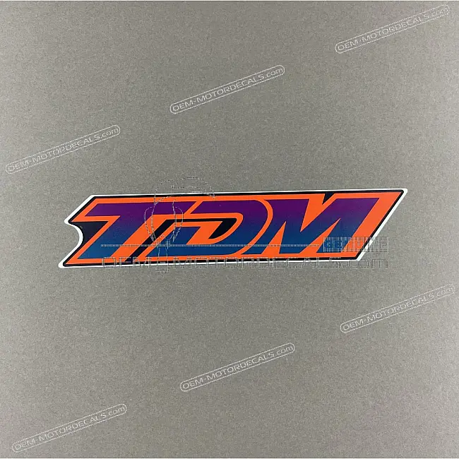 Autentico Yamaha TDM850 Emblema TDM Serbatoio Sinistro OEM Originale 3VD283283000