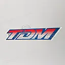 Emblemat lewej owiewki TDM850, lewa strona