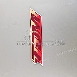Side cowling decal, left side