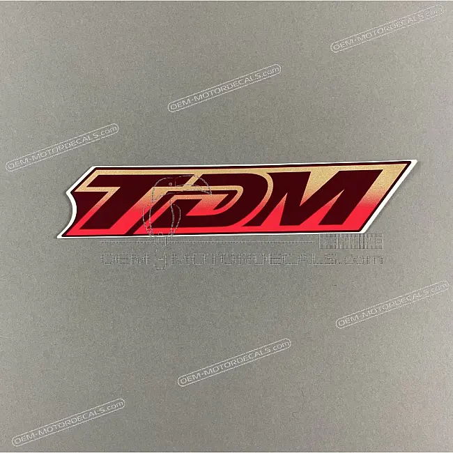Yamaha TDM850 Emblema Carenatura Sinistra Lato Sinistro OEM 3VD283287100