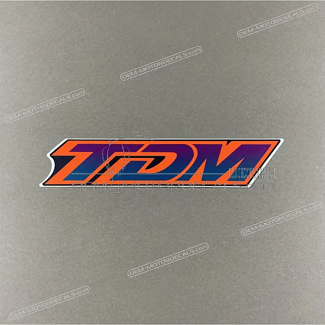 Yamaha TDM850 Emblema TDM serbatoio lato destro OEM 3VD283383000