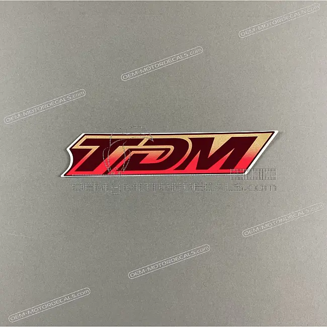 Yamaha TDM850 Emblema TDM carenatura lato destro OEM 3VD283387000 Parte originale di fabbrica