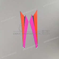 Side cowling decals, set