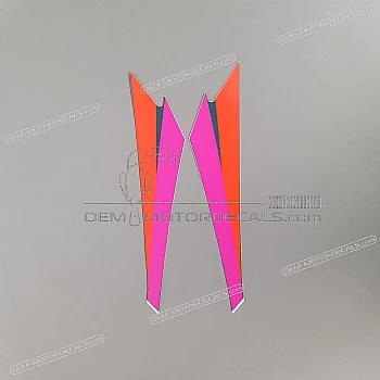 Side cowling decals, set