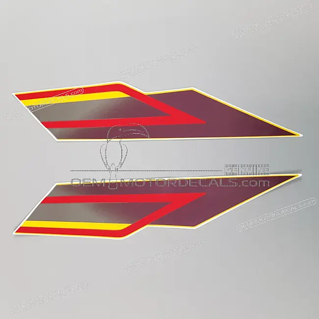 Yamaha TDM850 Verkleidungs-Aufklebersatz OEM 3VD28390A000