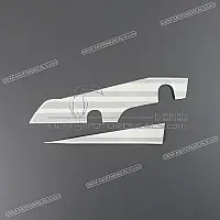 YAMAHA Juego de pegatinas para carenado izquierdo, lado izquierdo 3XE-F173L-00-00