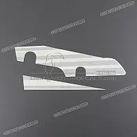 YAMAHA Rechter kuipdeel TDR sticker, rechterkant 3XE-F174L-00-00