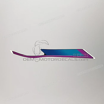 Frame cowling decal, right side