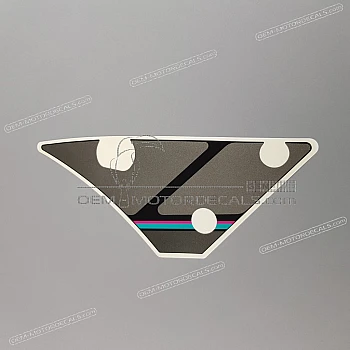 Front cowling decal, left side