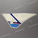 Bovenkuip sticker, rechterkant