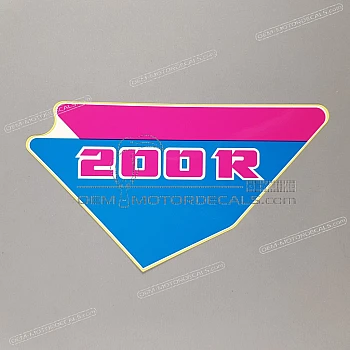 Tail cowl decal, right side