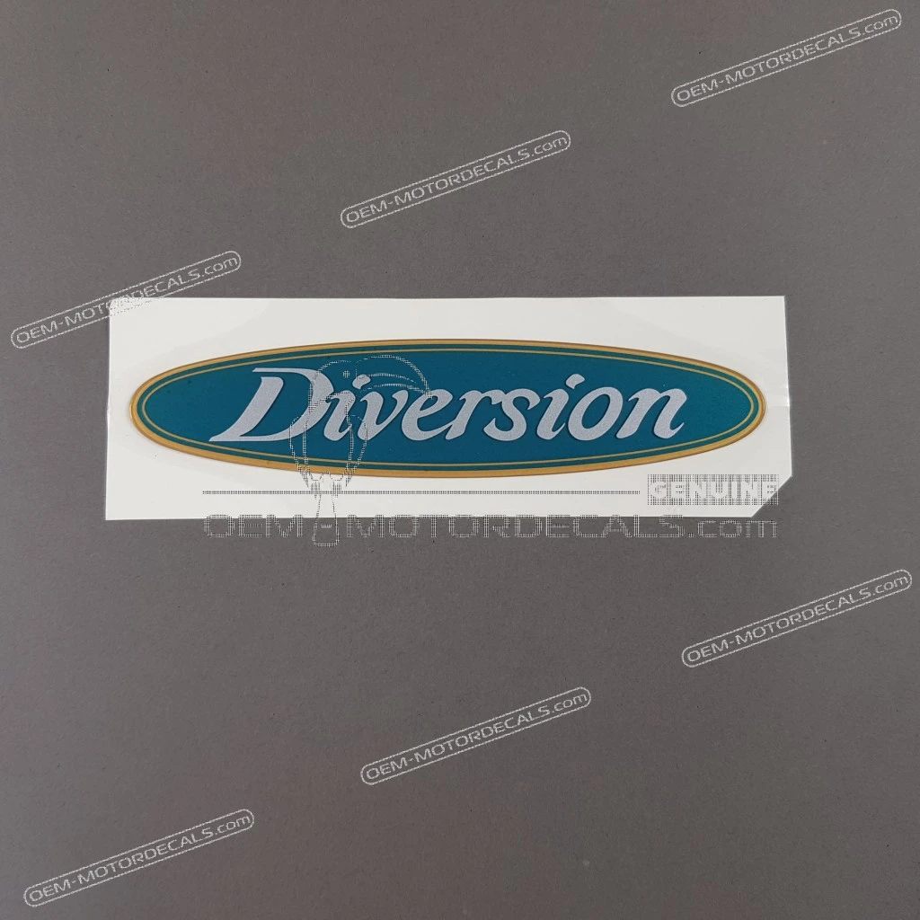 Yamaha XJ600S Diversion Emblema Ovale Serbatoio e Carenatura OEM 4BP283280000 Grafica Originale di Fabbrica
