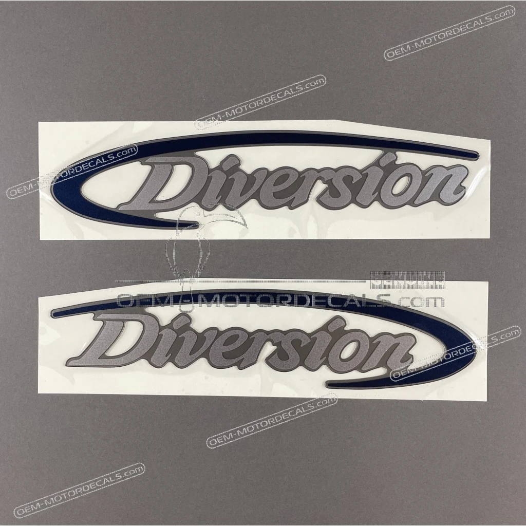 Yamaha XJ600S Diversion Seitenverkleidung Emblem Satz OEM 4BR283080000